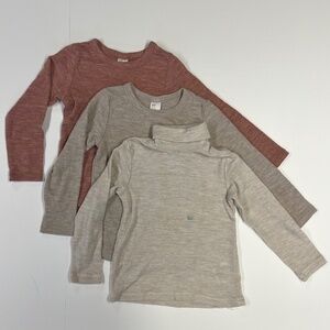 Bundle of 3 H&M Merino Wool Tops Size 3T GUC